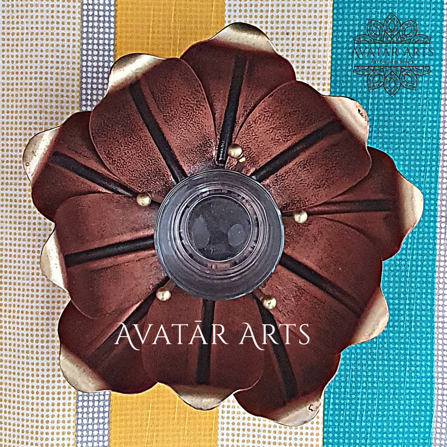 T Light Holder, Lotus Shape