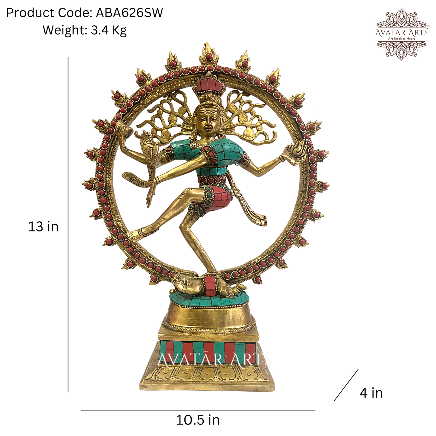 Brass Natraj Statue