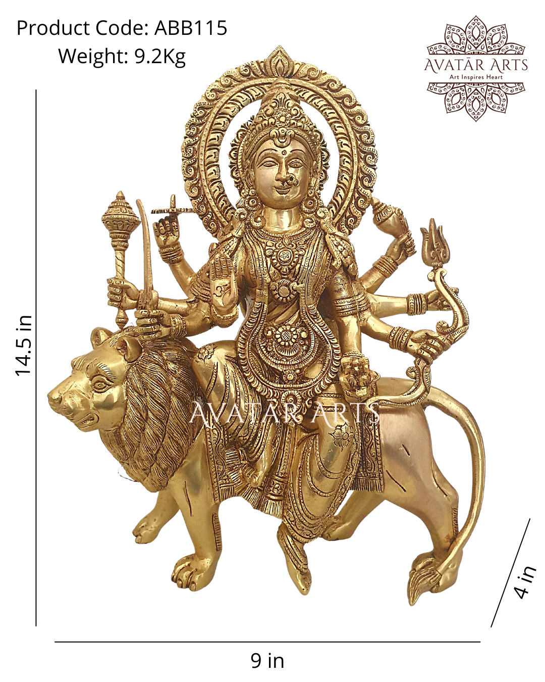 Devi Durga Idol for Home Temple