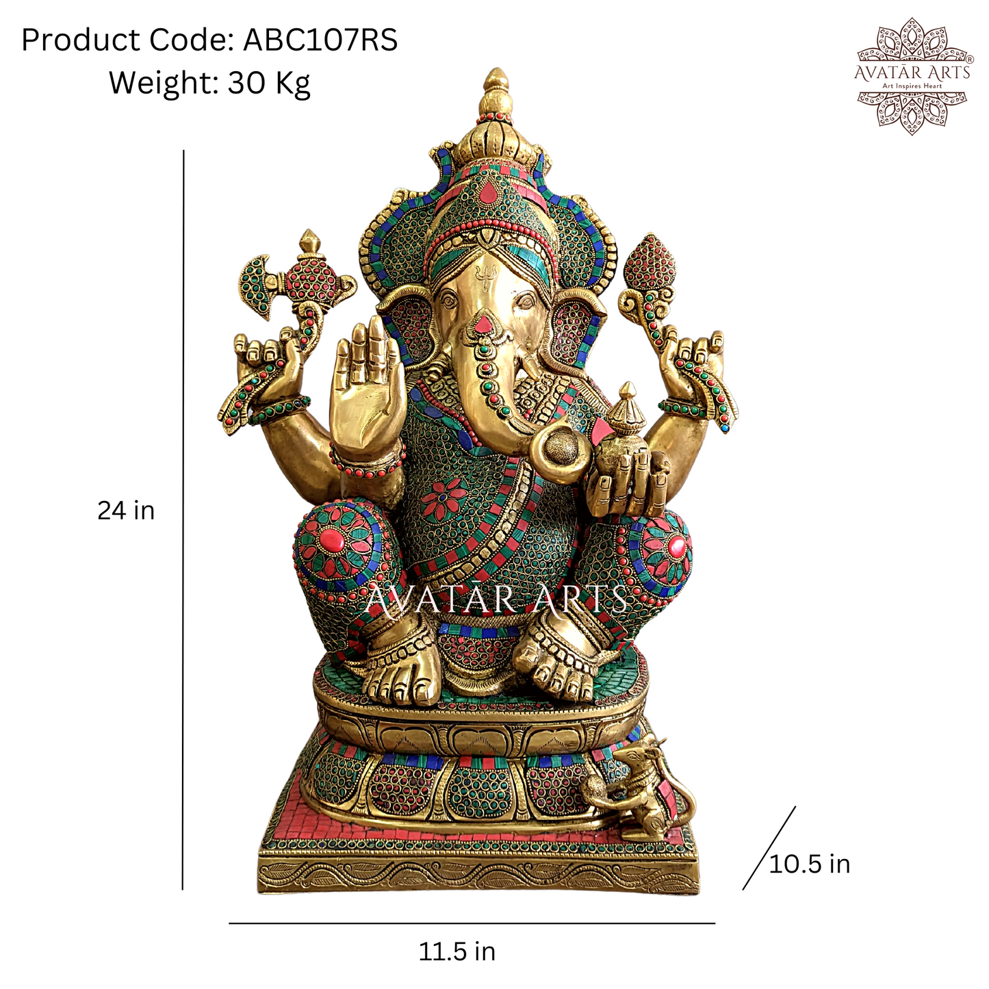 Ganesha Statue for Home Temple