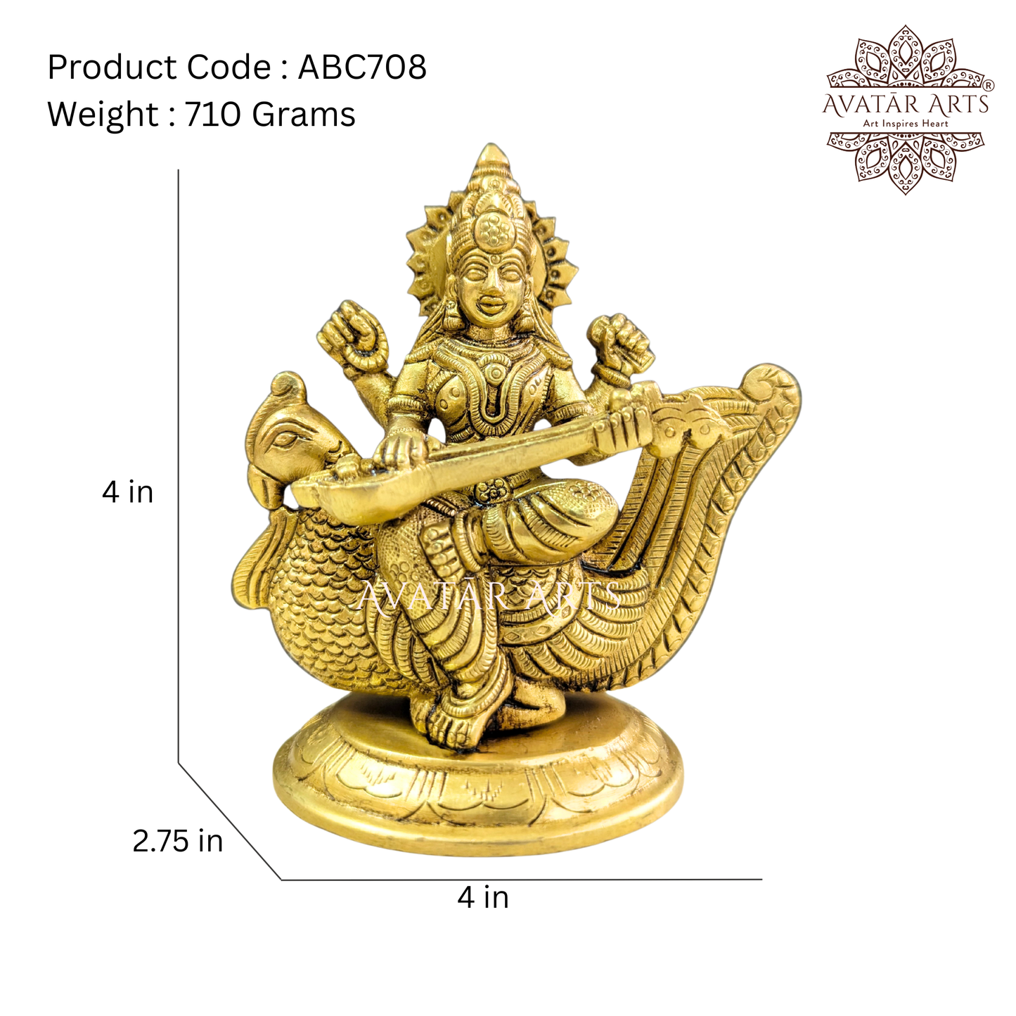Goddess Saraswati for Daily Pooja