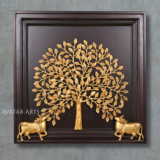 Kalpvriksha Tree of Life with Surabhi Cows