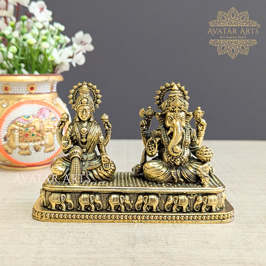 Lord Ganesha & Laxmi for Daily Pooja
