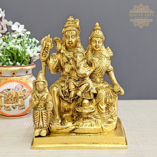 Brass Shiva parivaar