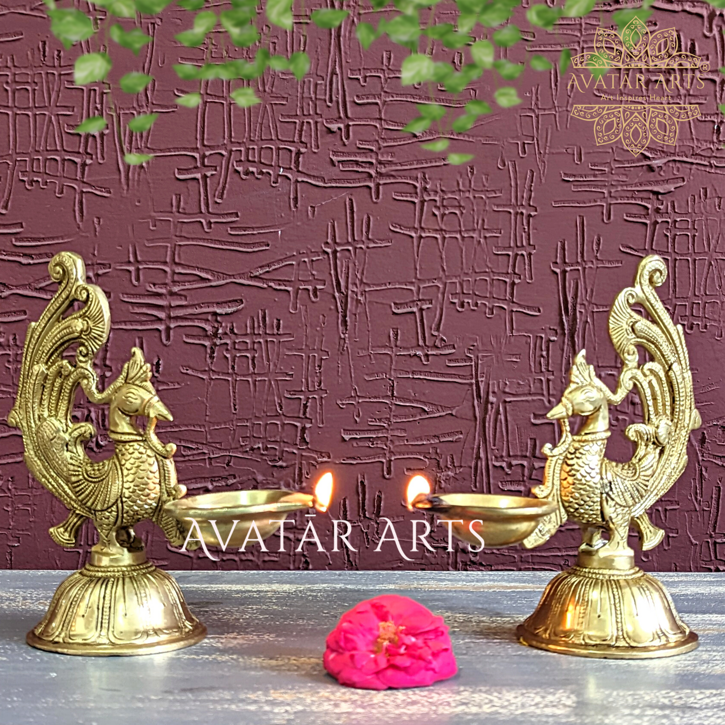 Peacock/Annapakshi Lamp/ Diya