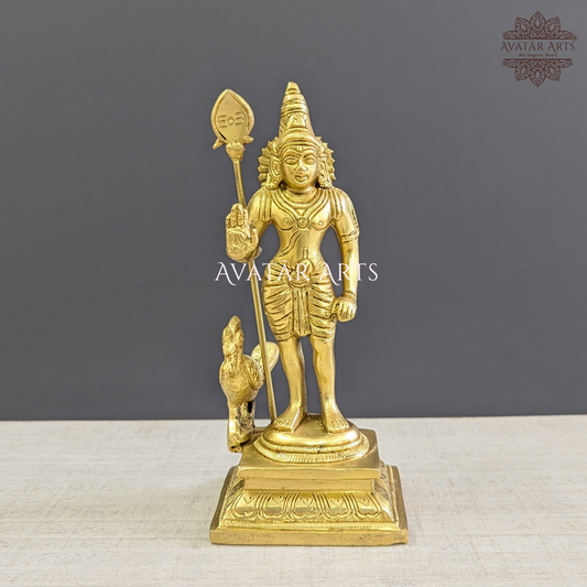 Karthikeya / Murugan in Brass