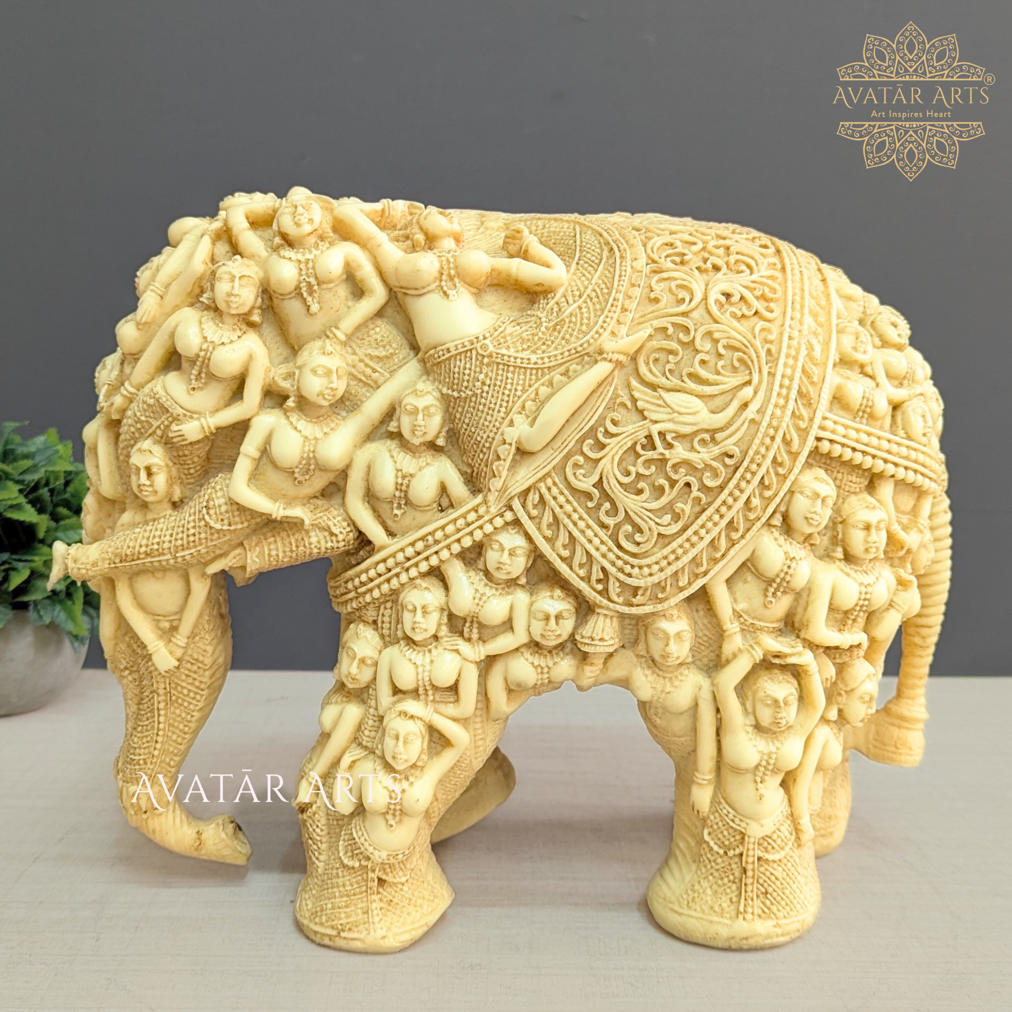 Ivory Looks Elephant for Luxury Decor