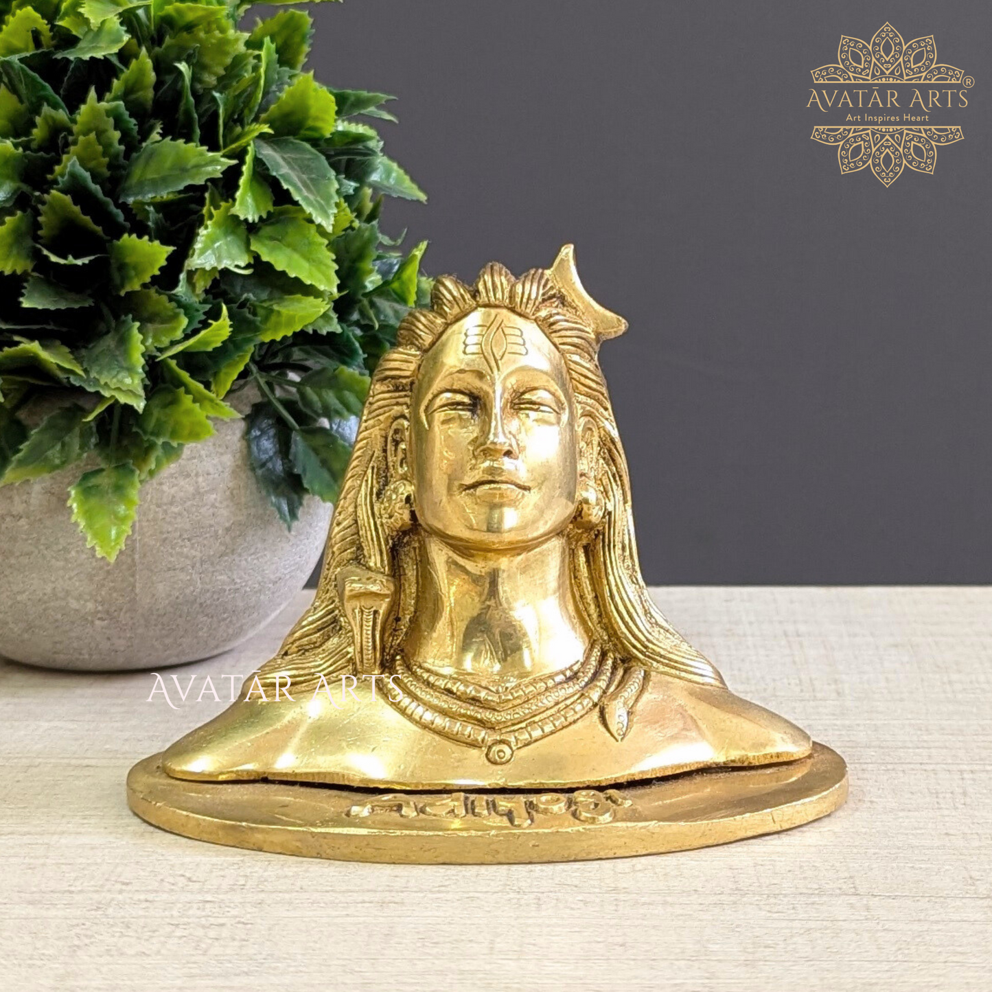 Adiyogi in Brass