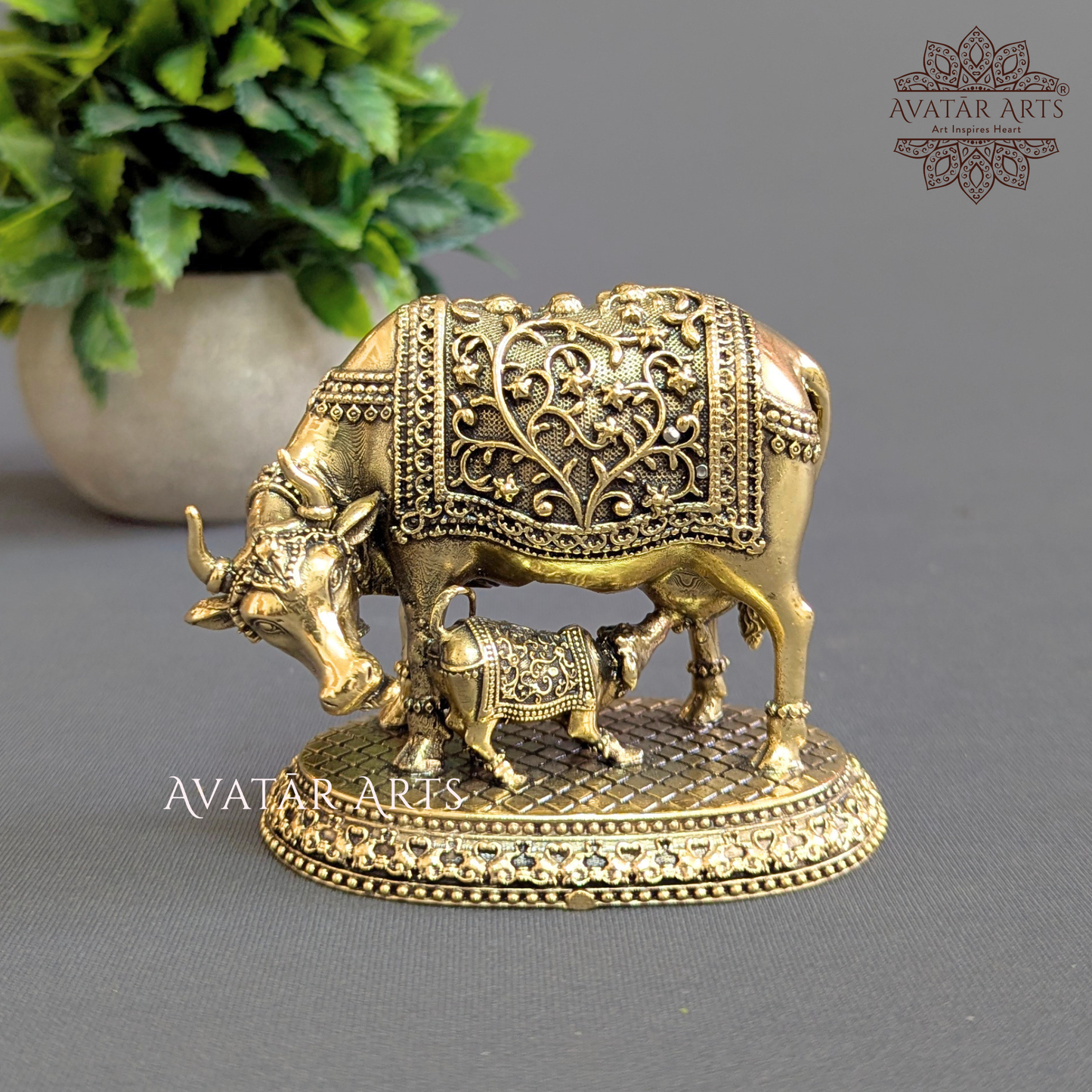 Kamdhenu Cow and Calf