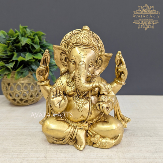 Brass Lord Ganesha