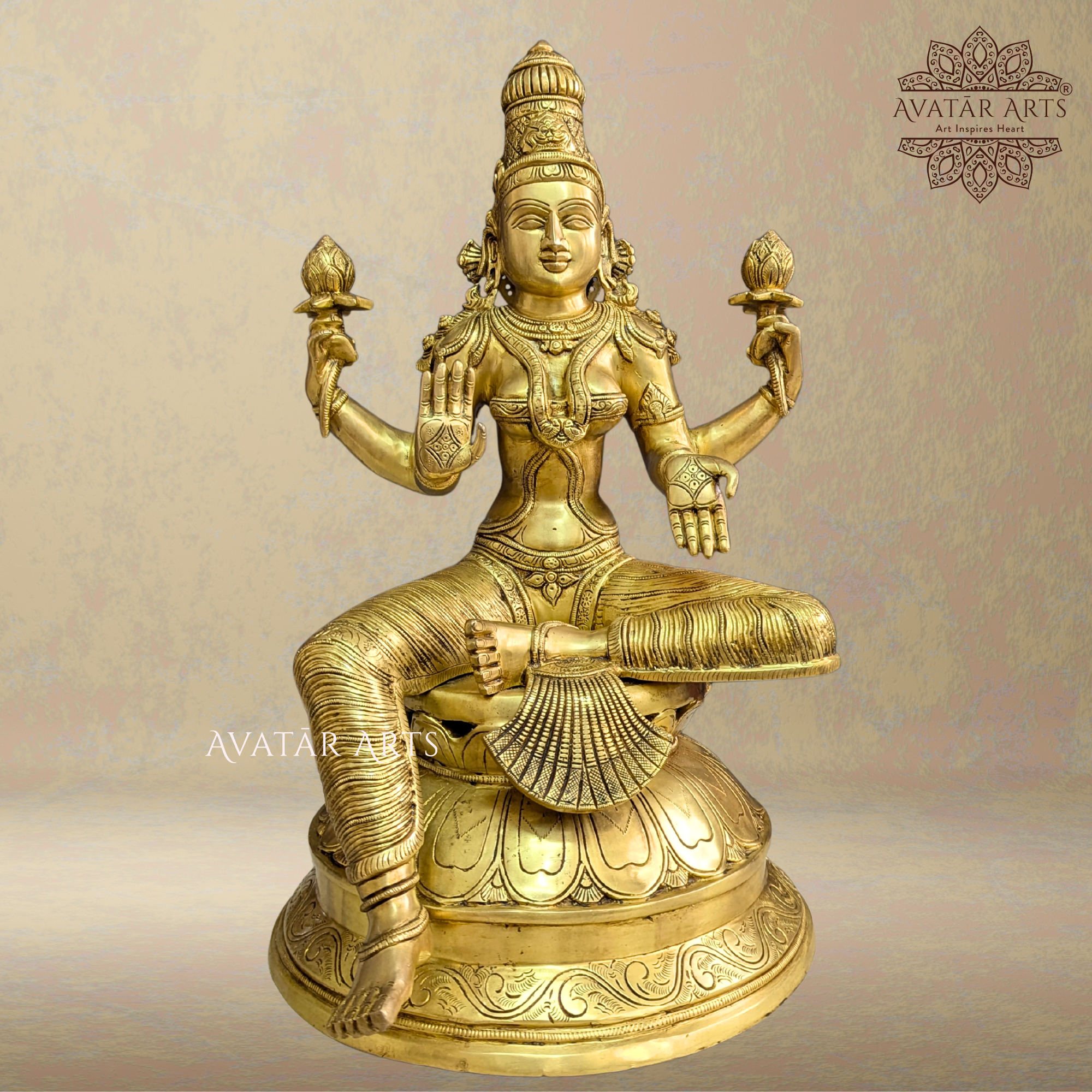 Brass Goddess Lakshmi