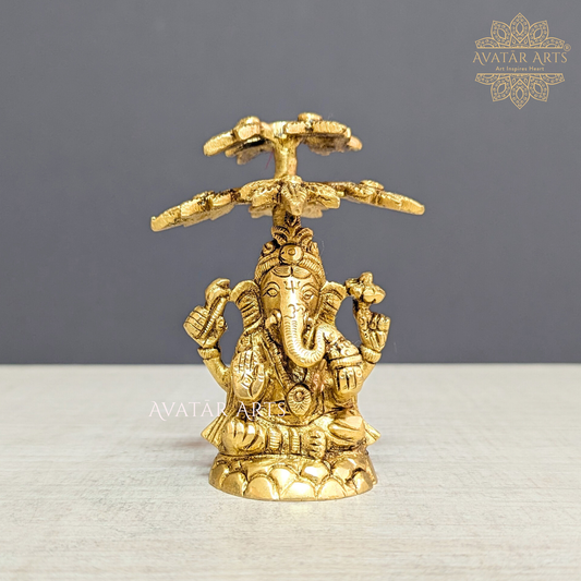 Lord Ganesha sitting Under Tree