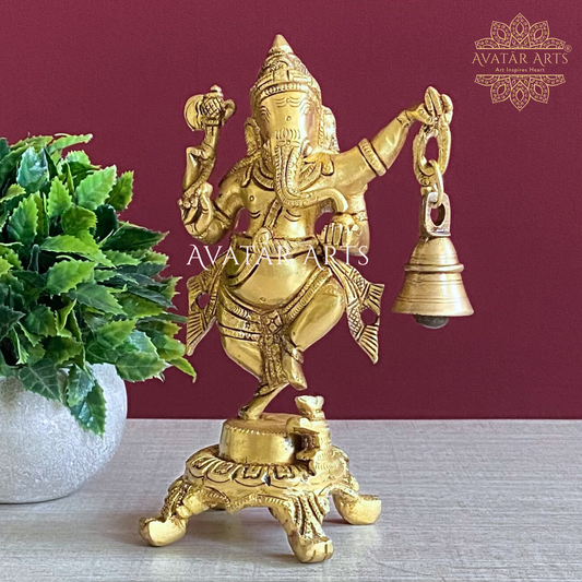 Dancing Ganesha with Bell