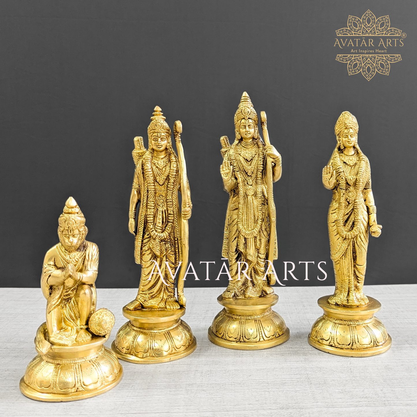 Shree Ram Darbar in Brass