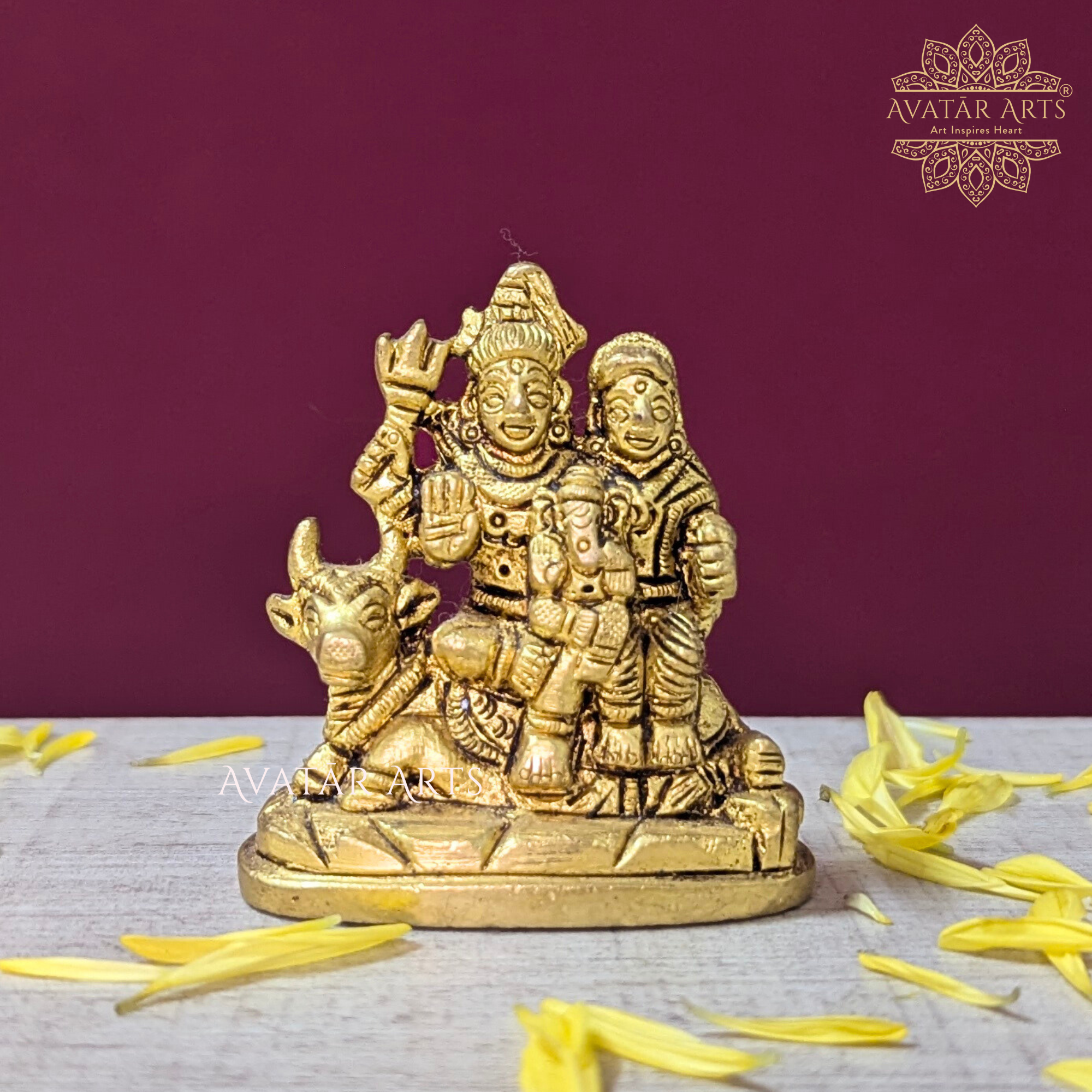 Brass Shiva Parivar