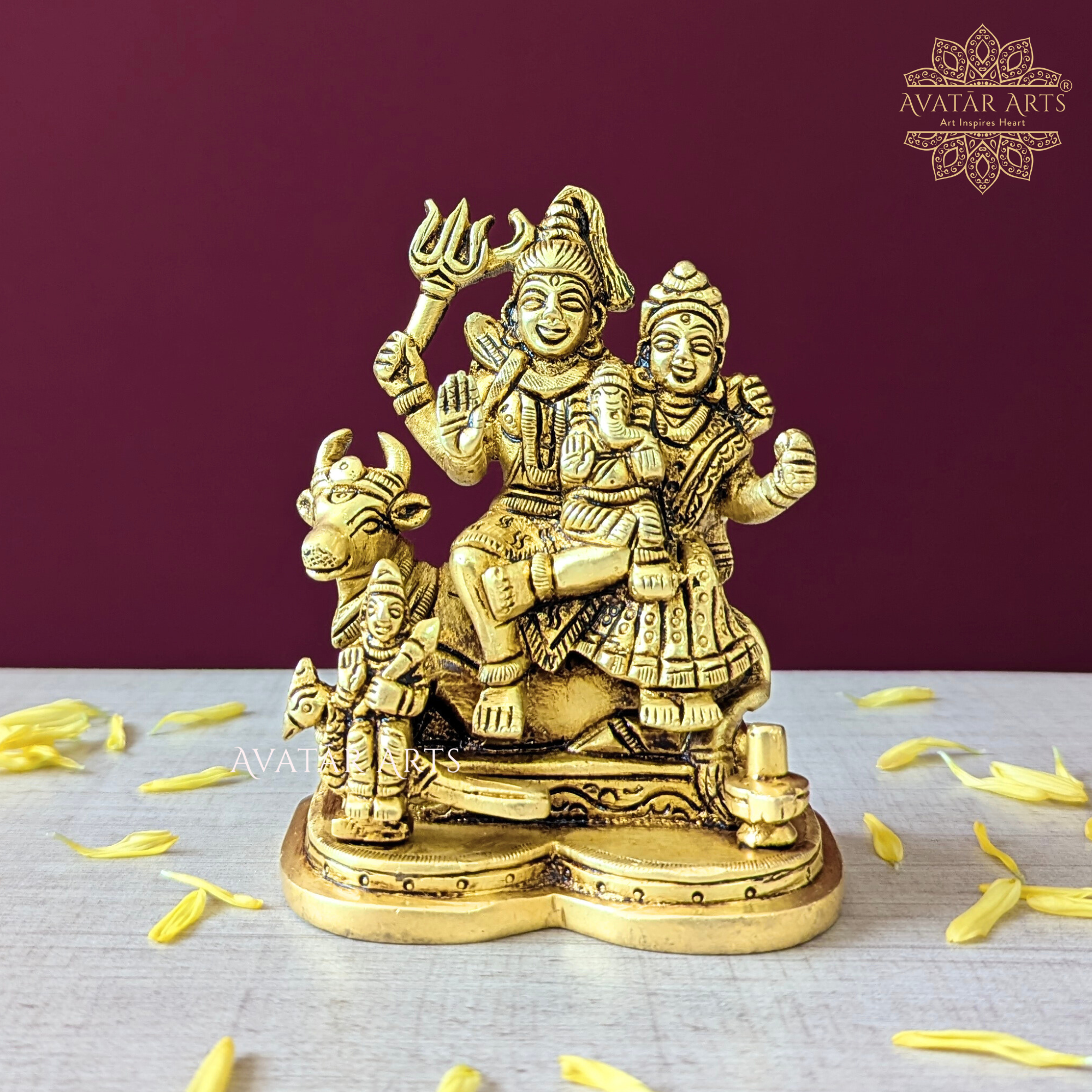 Brass Shiva Parivar
