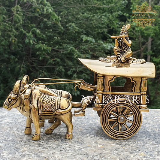 Bullock Cart Lord Krishna