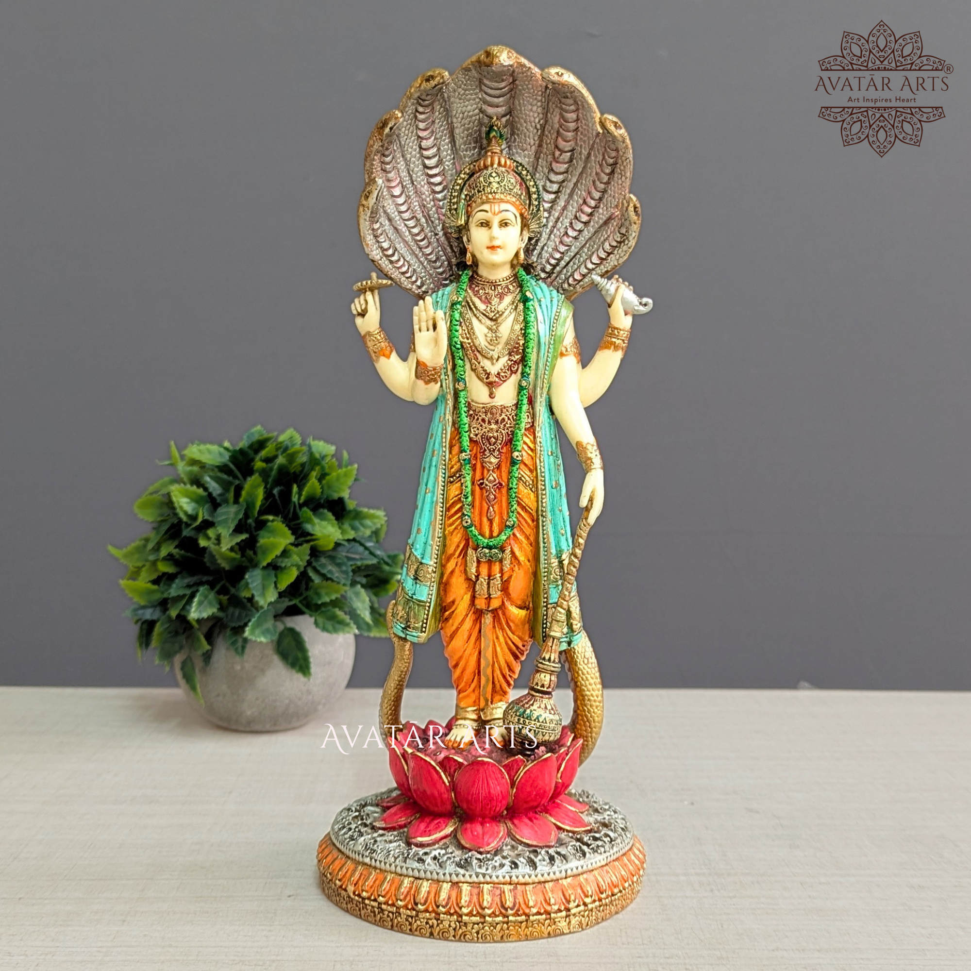 Lord Vishnu with Adishesha