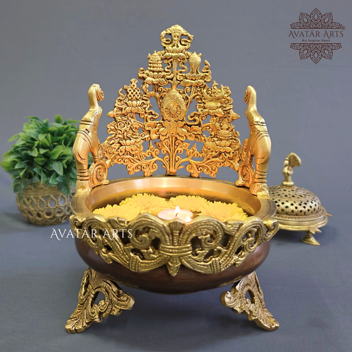Brass Urli for Home Decor