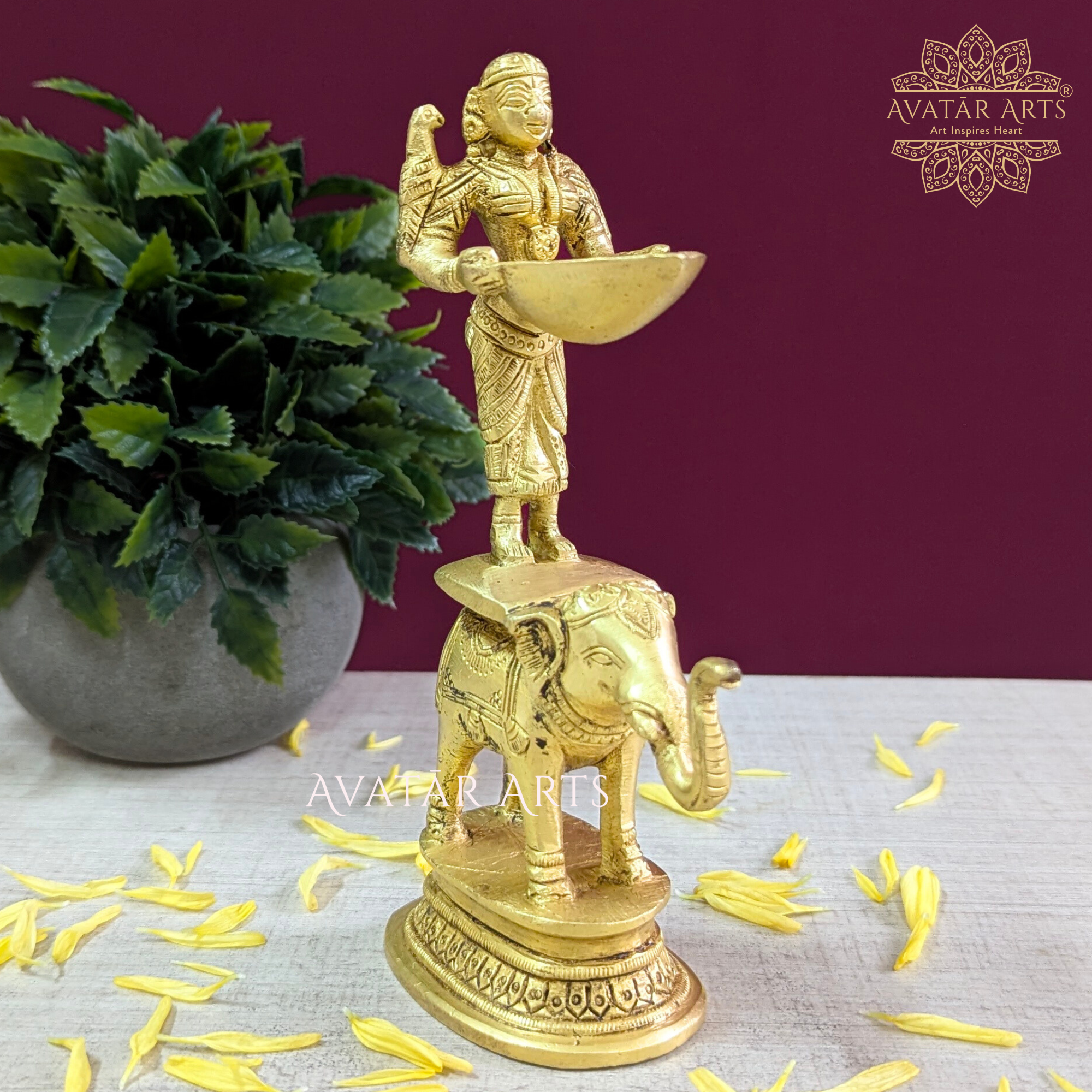 Deep Lakshmi on Elephant