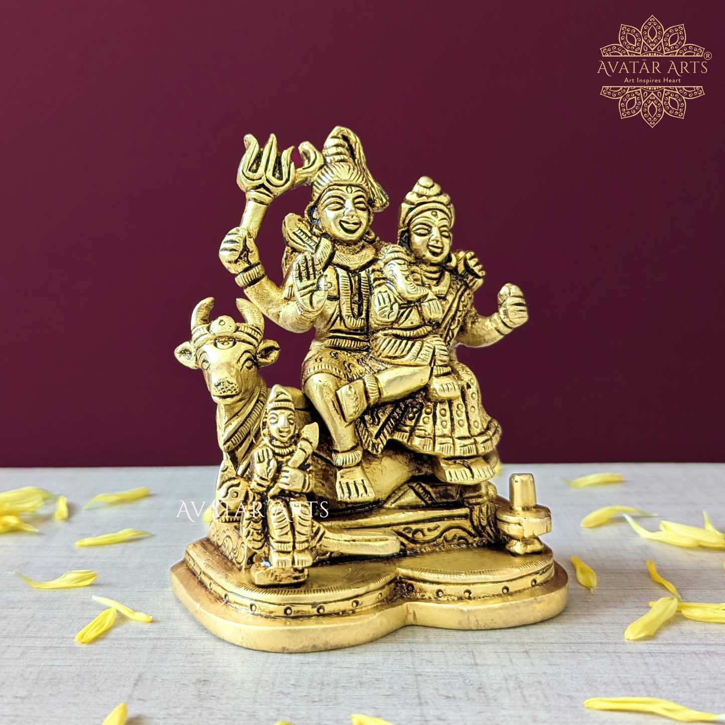Brass Shiva Parivar