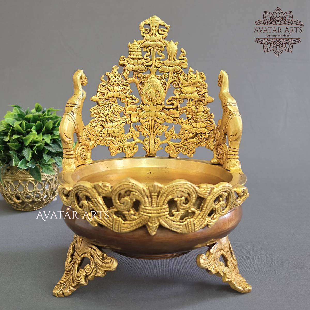 Brass Urli for Home Decor