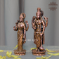 Copper Lakshmi Narayan statue