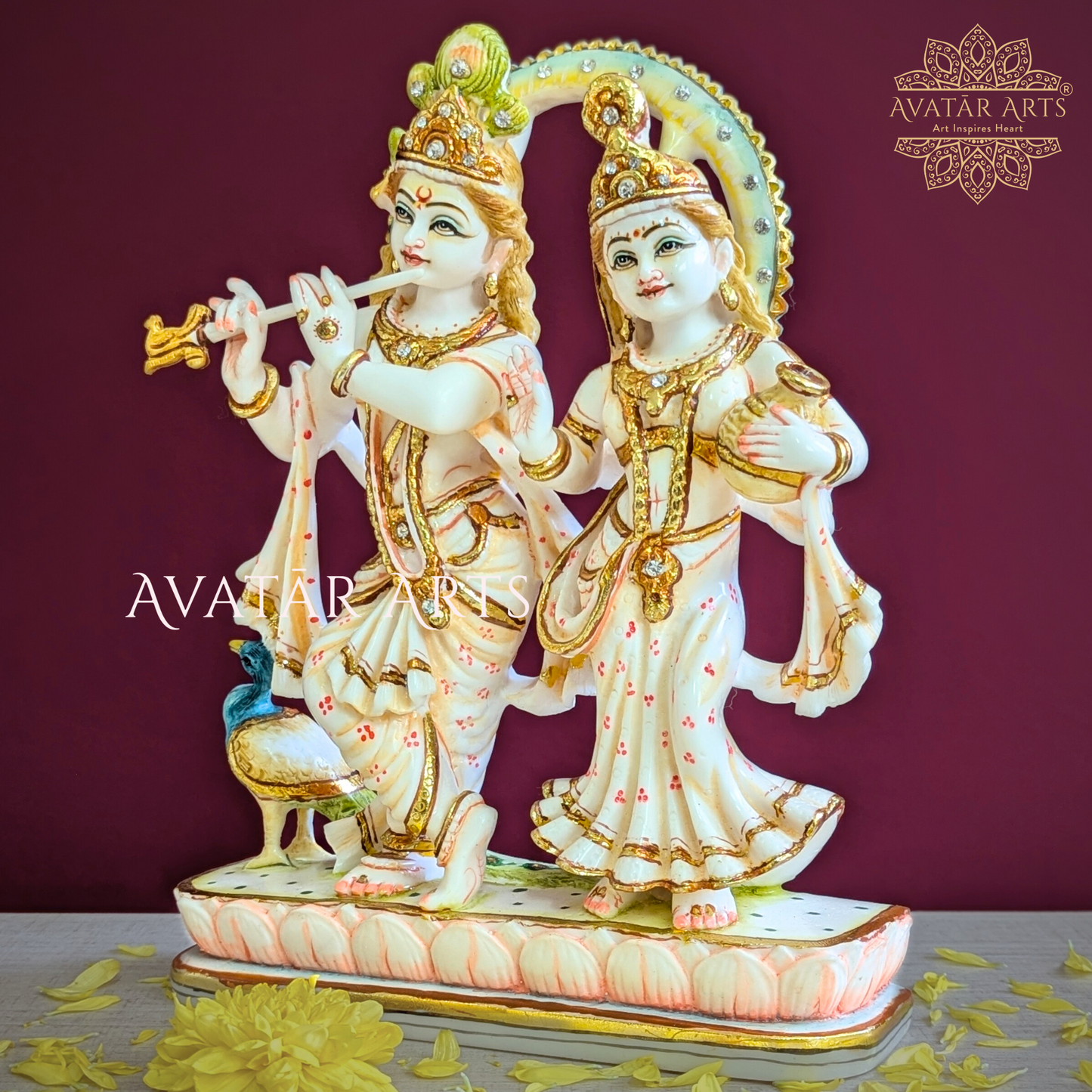 Shree Radha Krishna Statue in Culture Marble