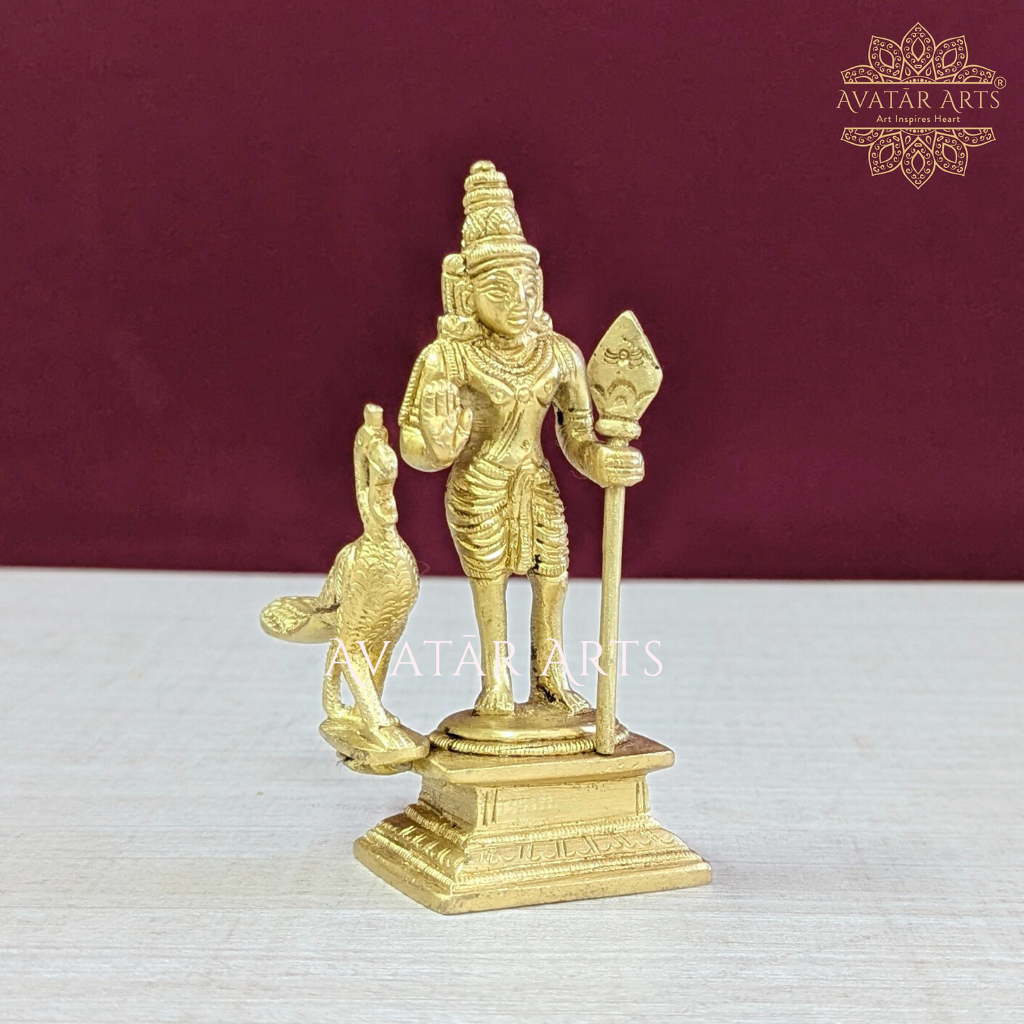 Karthikeya / Murugan Idol in Brass