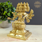 Brass Goddess Gayatri