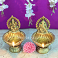 Ganesh Lakshmi Diya In Brass