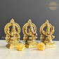 Lord Ganesha, Goddess Lakshmi and Saraswati