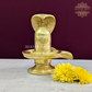 Brass Shivling with Nandi and Trishul (Set of 3)