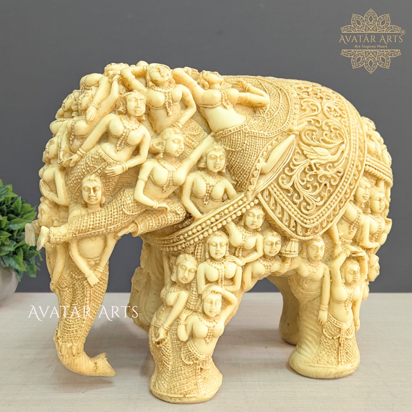 Ivory Looks Elephant for Luxury Decor