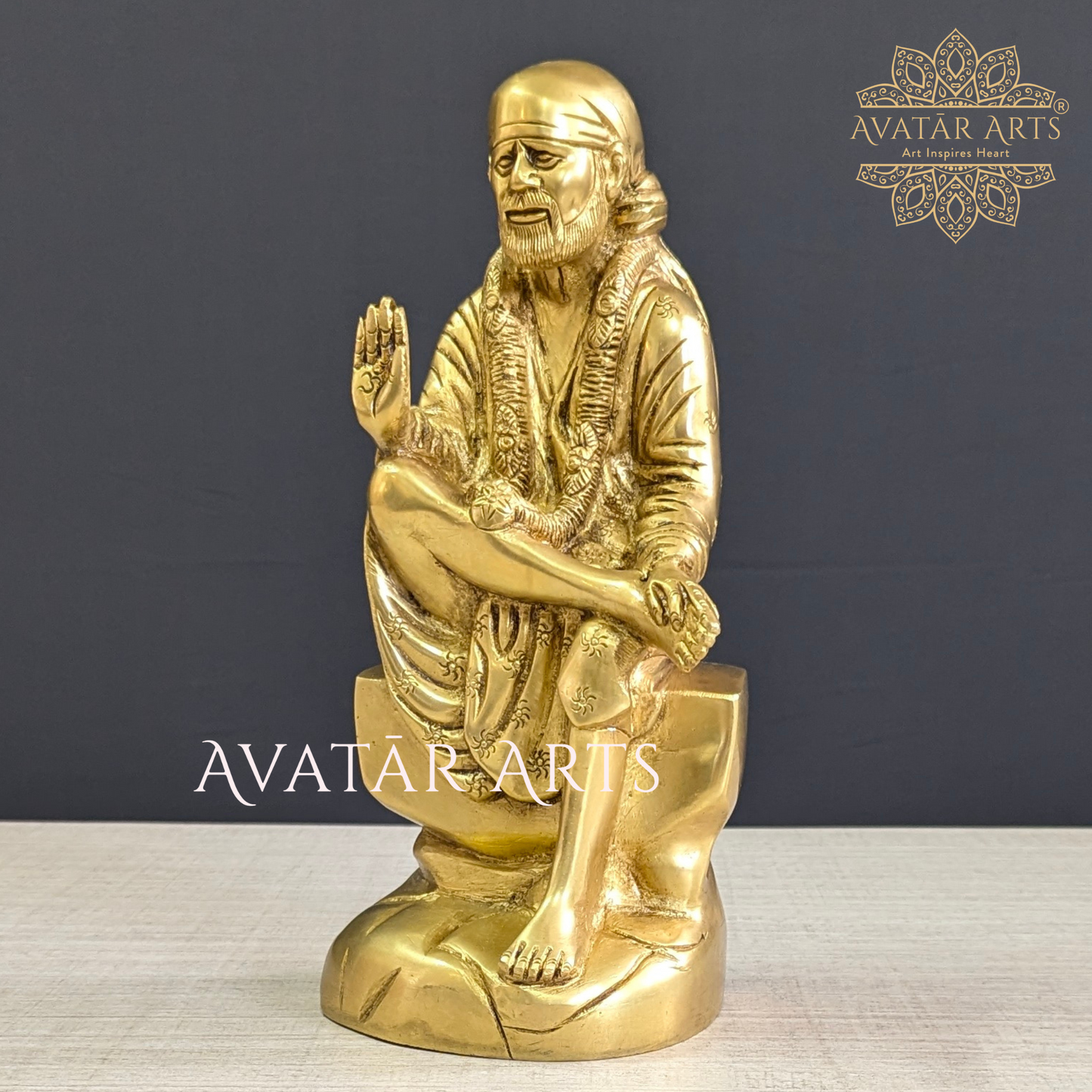 Saibaba Statue in Brass