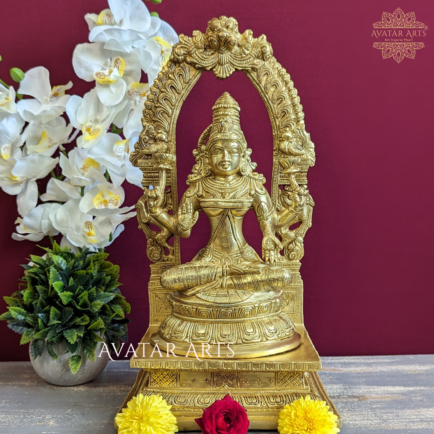 Goddess Lakshmi Idol in Bras