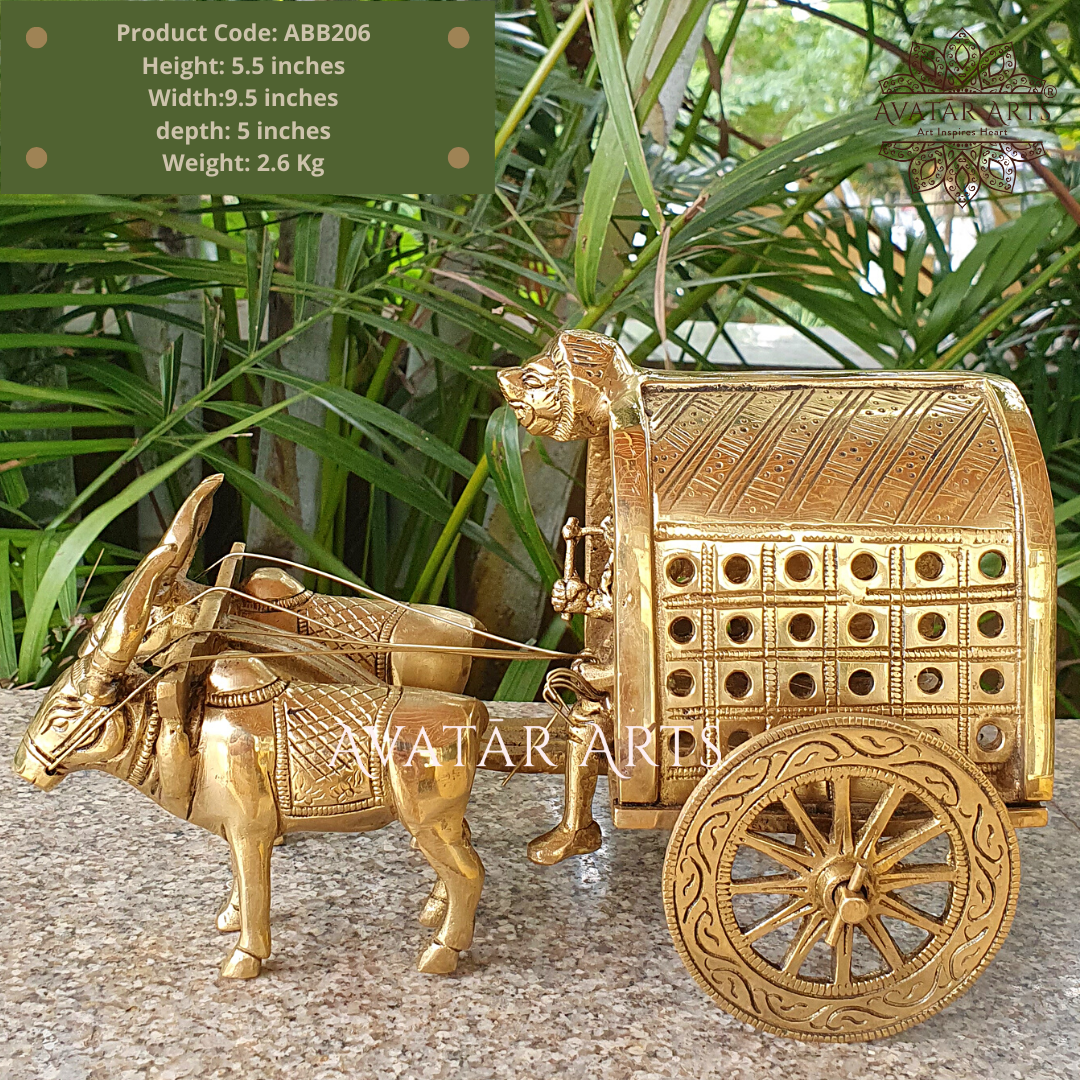 Brass Bullock Cart