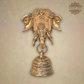Brass Elephant Bell Wall Hanging