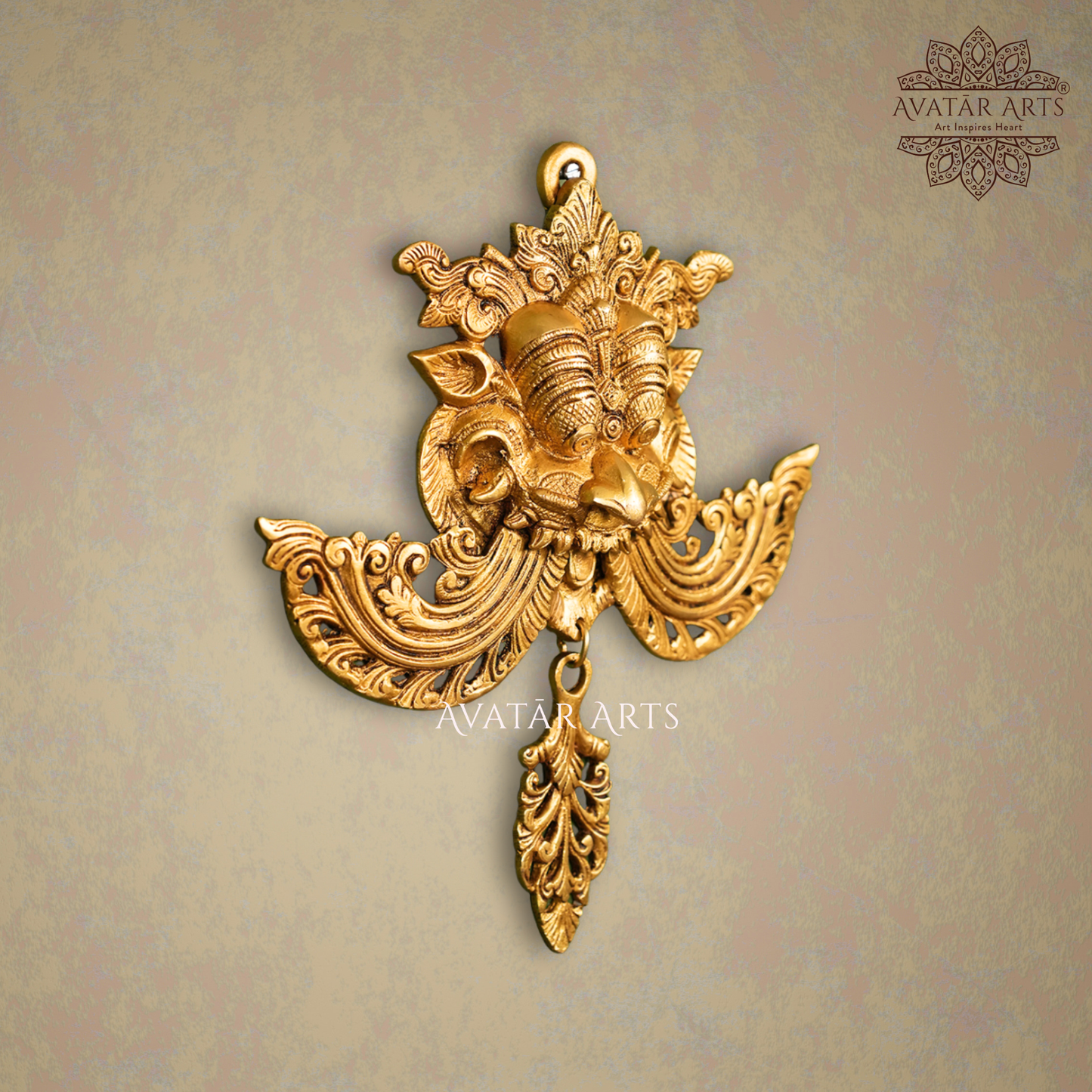 Brass Wall Hanging Yalli Kirtimukha