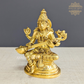 Brass Goddess Saraswati Statue