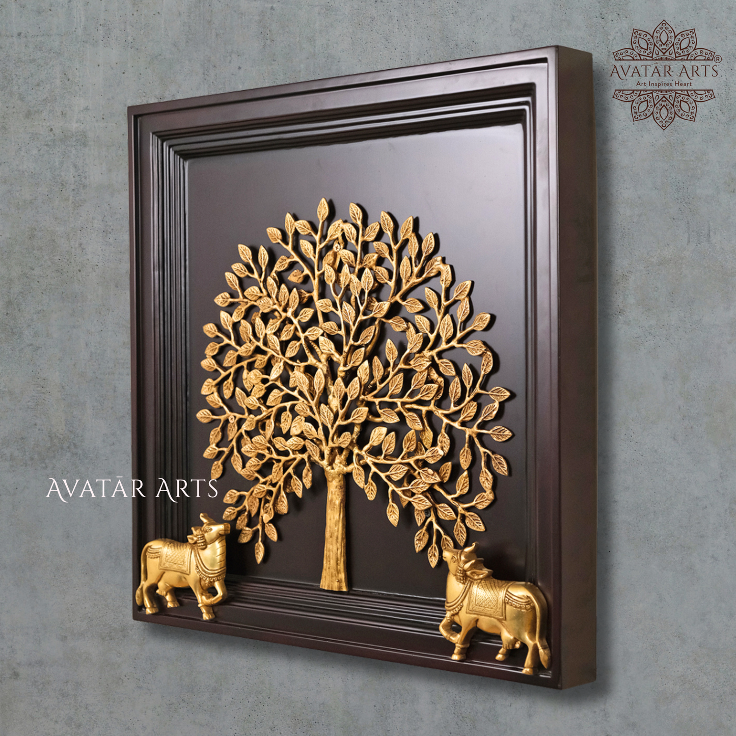 Kalpvriksha Tree of Life with Surabhi Cows