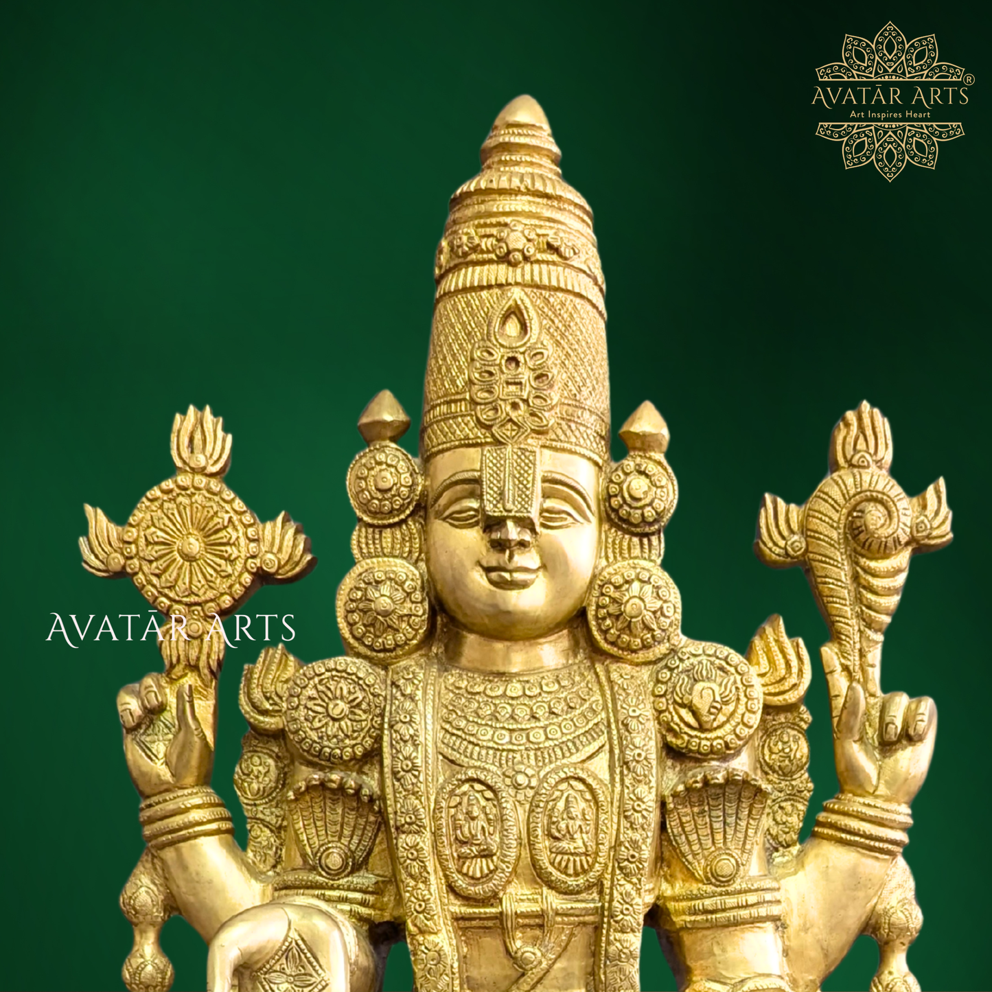 Brass Venkateshwara Swamy Balaji idol