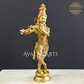 Lord Krishna Statue in Brass for Daily Pooja