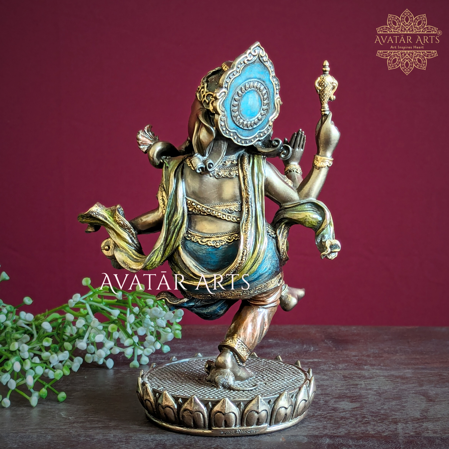 Dancing Lord Ganesha Statue