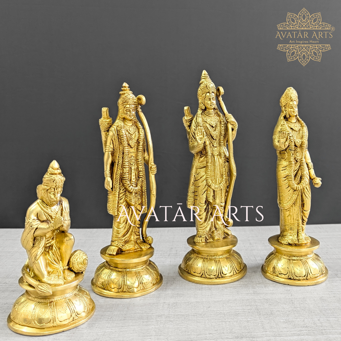 Shree Ram Darbar in Brass