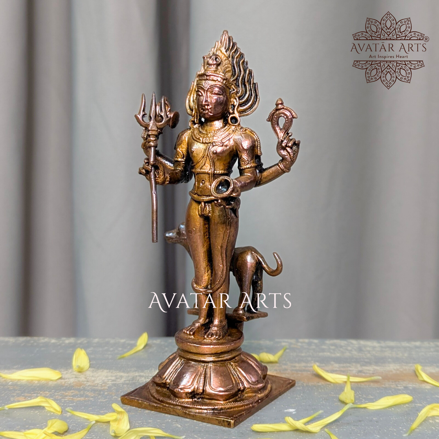 Kaal Bhairav Statue in Copper