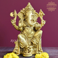 Lord Ganesha Lal Baag Ka Raja Statue in Brass