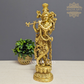 Brass Lord Krishna Statue for Daily Pooja