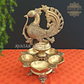 Peacock/Annapakshi 5 wick Oil Lamp