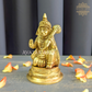 Blessing Lord Hanuman idol